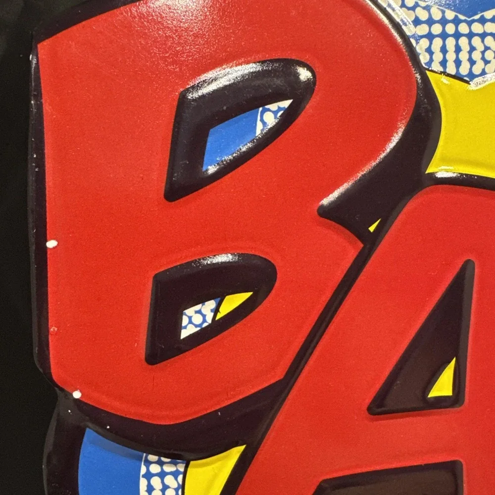 Lot Of 2 Superhero Tin Signs - Bang & Pow -Open Road Brands - Read Description - - Picture 13 of 16